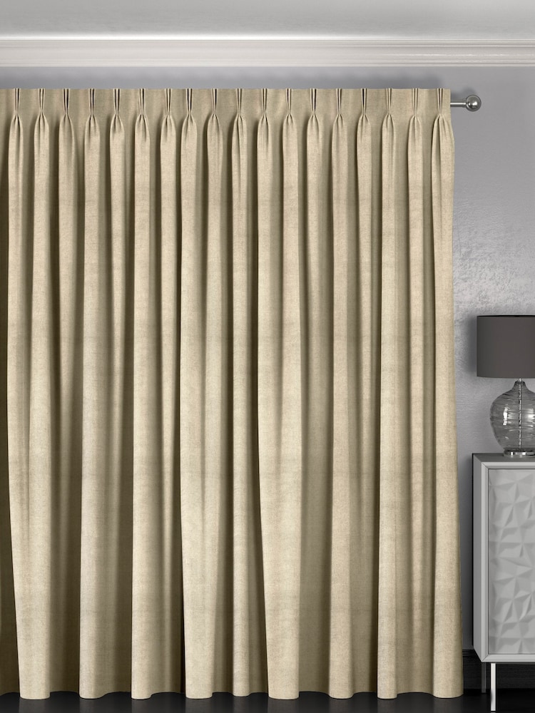 Linen Natural Paso Made To Measure Curtains - Image 2 of 9