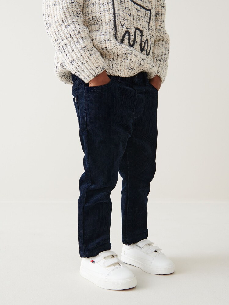 Navy Blue Corduroy Trousers (3mths-7yrs) - Image 1 of 6