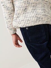 Navy Blue Corduroy Trousers (3mths-7yrs) - Image 4 of 6