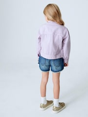 Lilac Purple Denim Western Jacket (3-16yrs) - Image 2 of 7
