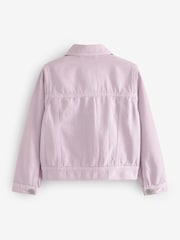 Lilac Purple Denim Western Jacket (3-16yrs) - Image 6 of 7