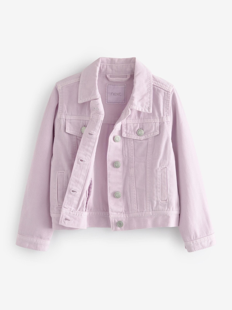 Lilac Purple Denim Western Jacket (3-16yrs) - Image 7 of 7