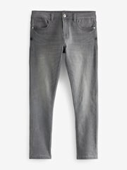 Grey Light Skinny Fit Comfort Stretch Jeans - Image 8 of 12