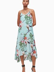 AllSaints Blue Essey Senja Dress - Image 1 of 6