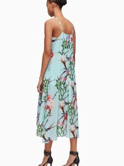 AllSaints Blue Essey Senja Dress - Image 2 of 6