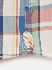 Joules Boys' Wilson Red Cotton Check Shirt - Image 5 of 5