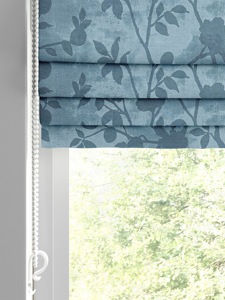 Laura Ashley Blue Eglantine Made To Measure Roman Blinds - Image 2 of 6