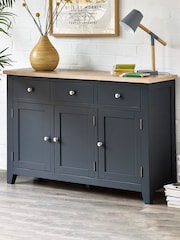 Julian Bowen Grey Bordeaux Sideboard - Image 1 of 4