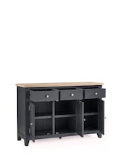Julian Bowen Grey Bordeaux Sideboard - Image 3 of 4