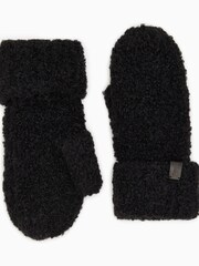 AllSaints Black Darby Mittens - Image 1 of 4