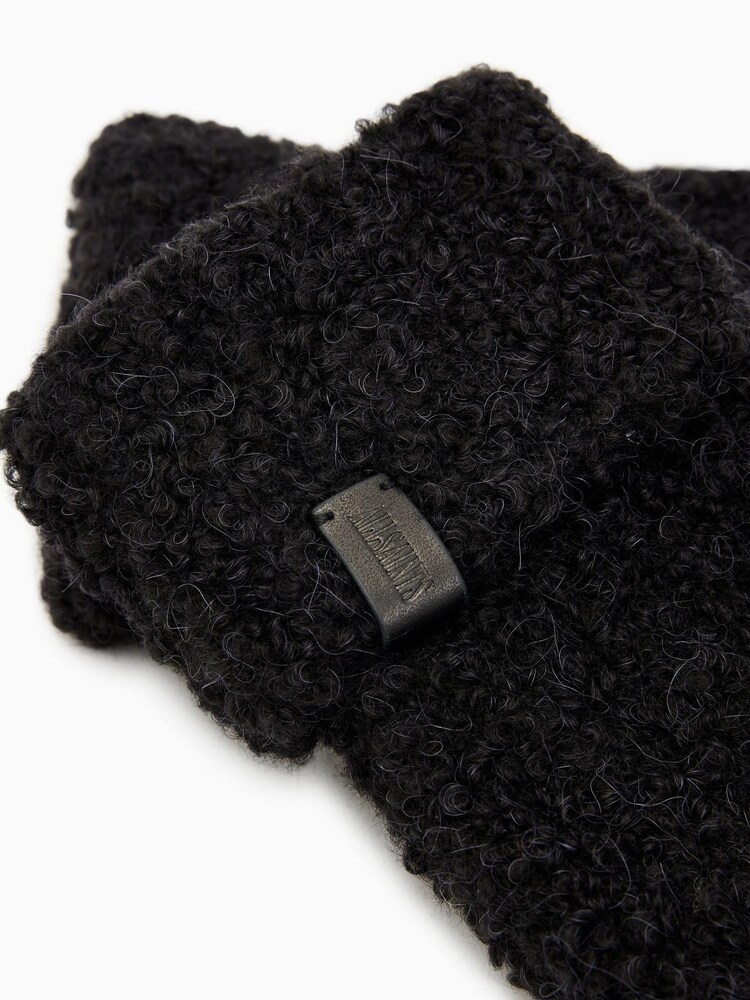 AllSaints Black Darby Mittens - Image 4 of 4 AllSaints Black Darby Mittens - Image 4 of 4