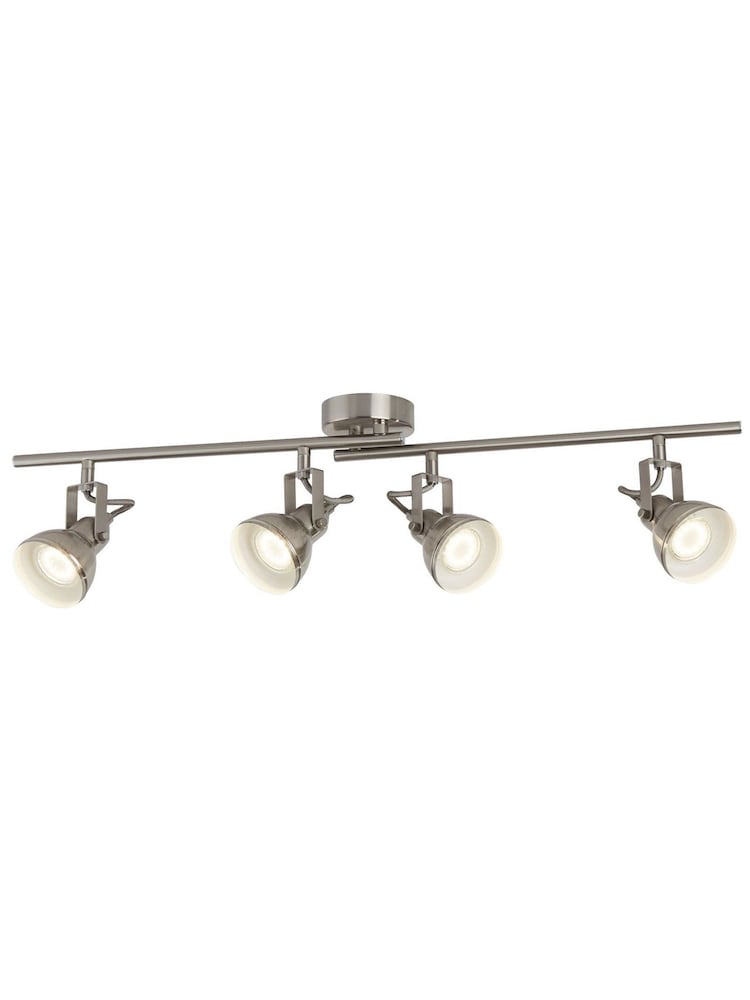 Searchlight Silver Target 4 Light Bar Spotlight - Image 3 of 3