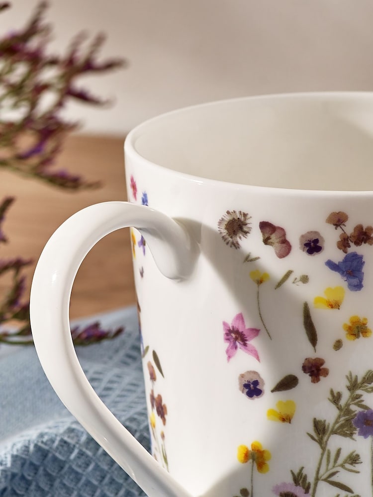 Multi Wild Flowers Mug - Image 2 of 3