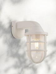 Searchlight White Evermore Outdoor Wall Light - Image 1 of 3