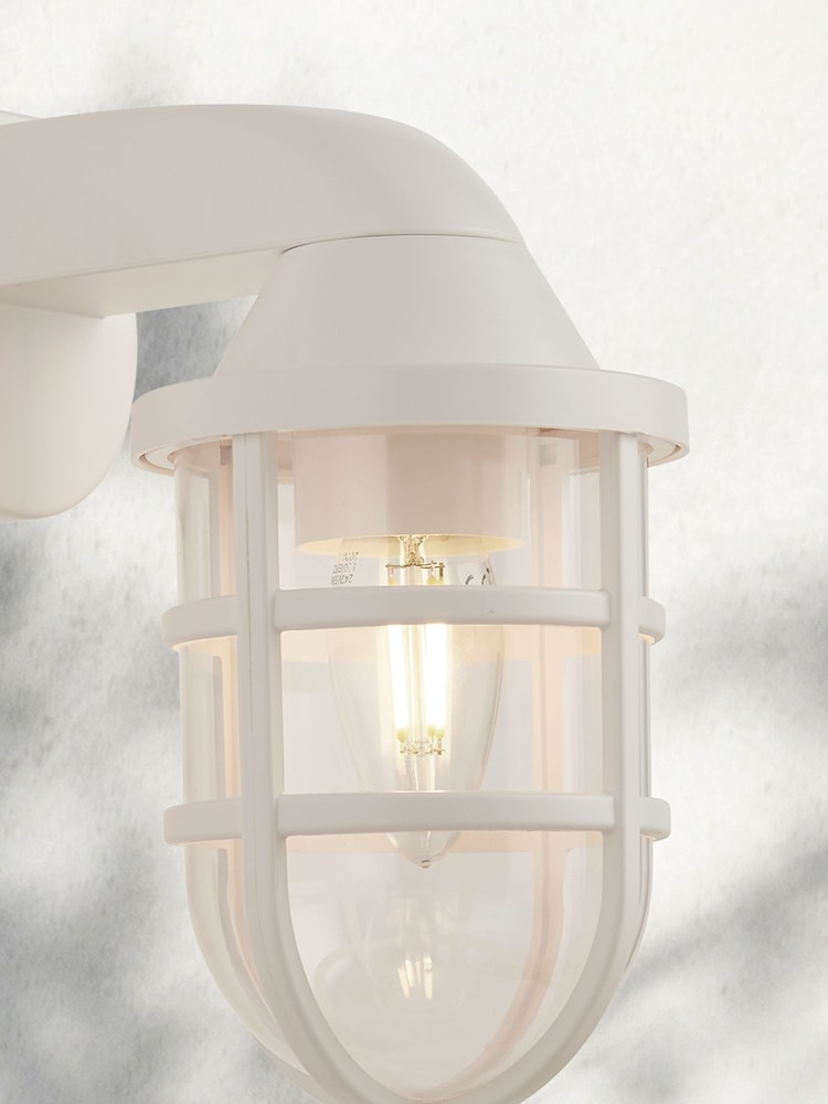 Searchlight White Evermore Outdoor Wall Light - Image 2 of 3