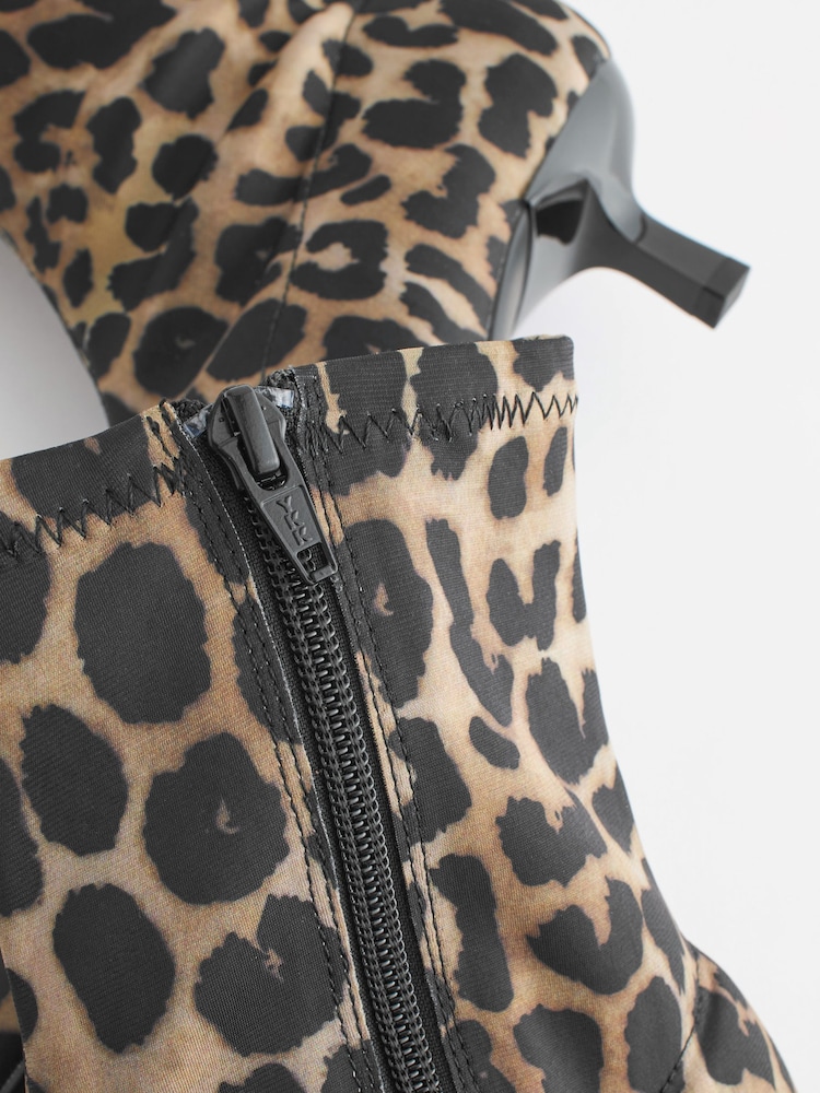 Leopard Forever Comfort® Ankle Sock Boots - Image 6 of 6