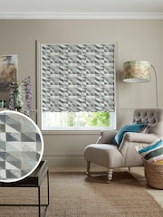 Voyage Natural Truffle Kerlaz Made to Measure Roman Blind - Image 1 of 6