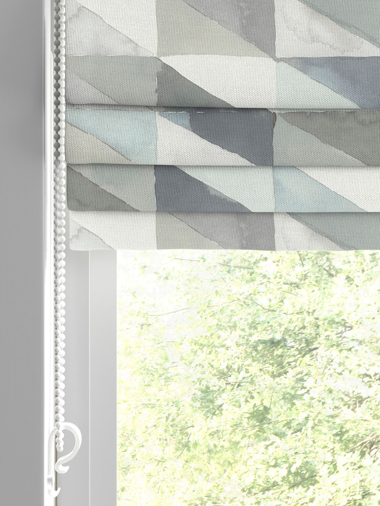 Voyage Natural Truffle Kerlaz Made to Measure Roman Blind - Image 2 of 6