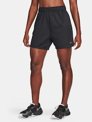 Nike Black Dri-FIT Attack Fitness Mid Rise 5" Unlined Shorts - Image 1 of 8