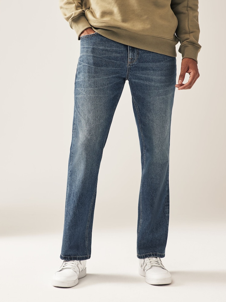 Vintage-Blau - Ausgestellt - Authentic Jeans aus 100 % Baumwolle - Bild 1 von 10