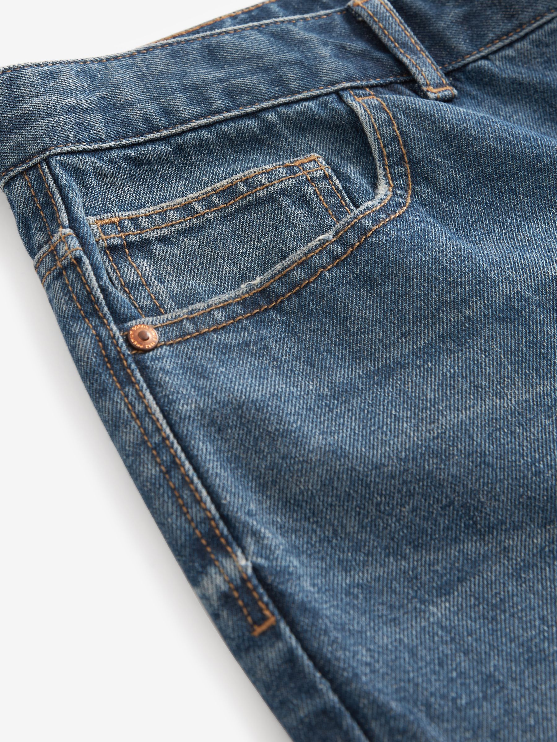 Buy Blue Vintage Bootcut 100% Cotton Authentic Jeans from
