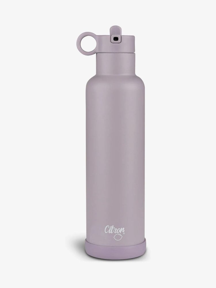 Citron Insulated Water Bottle with Extra Lid 750ml Purple - Image 1 of 6
