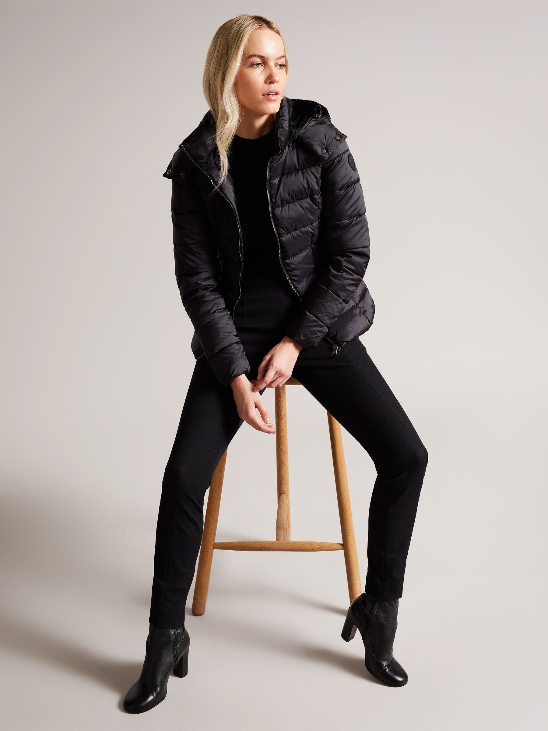 Ted baker puffer jacket top