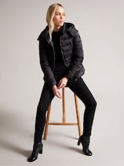 Ted Baker Black Short Abbiiee Padded Jacket - Image 1 of 5