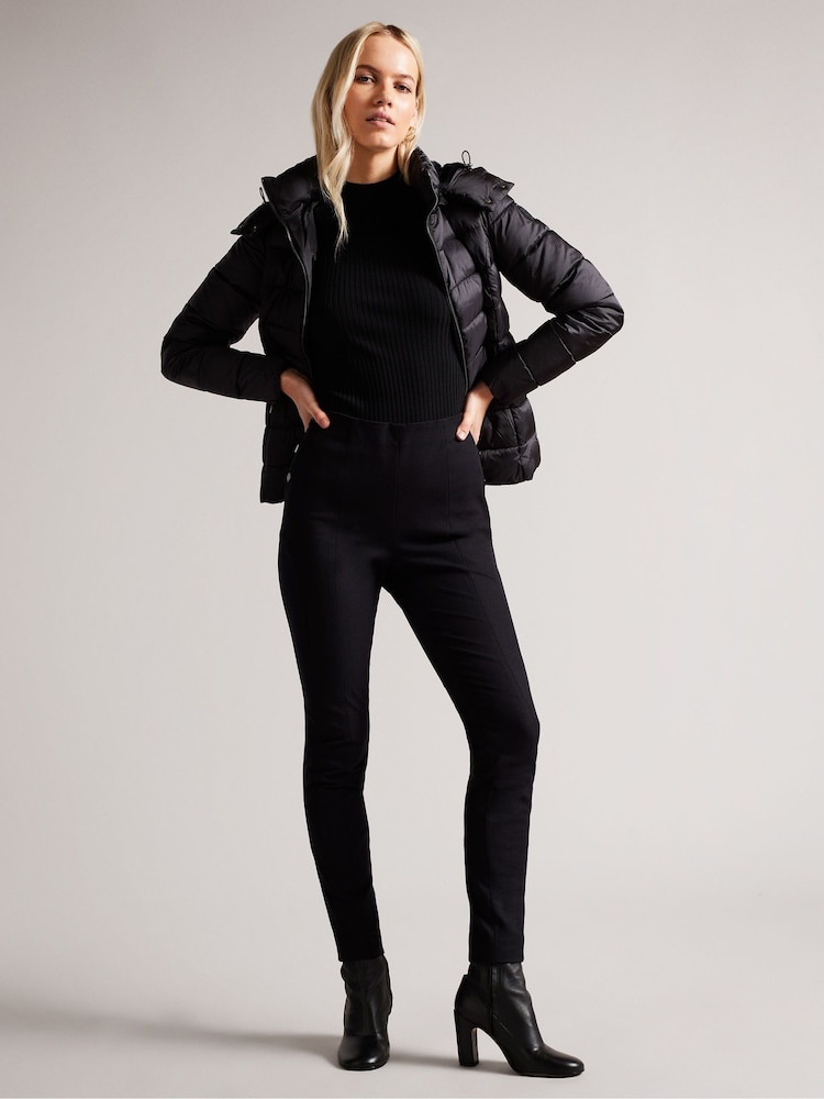 Ted Baker Black Short Abbiiee Padded Jacket - Image 2 of 5