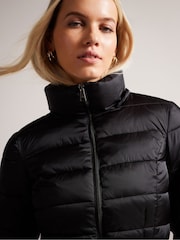Ted Baker Black Short Abbiiee Padded Jacket - Image 4 of 5