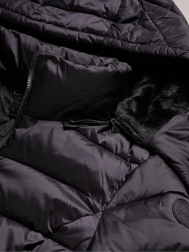 Ted Baker Black Short Abbiiee Padded Jacket - Image 5 of 5