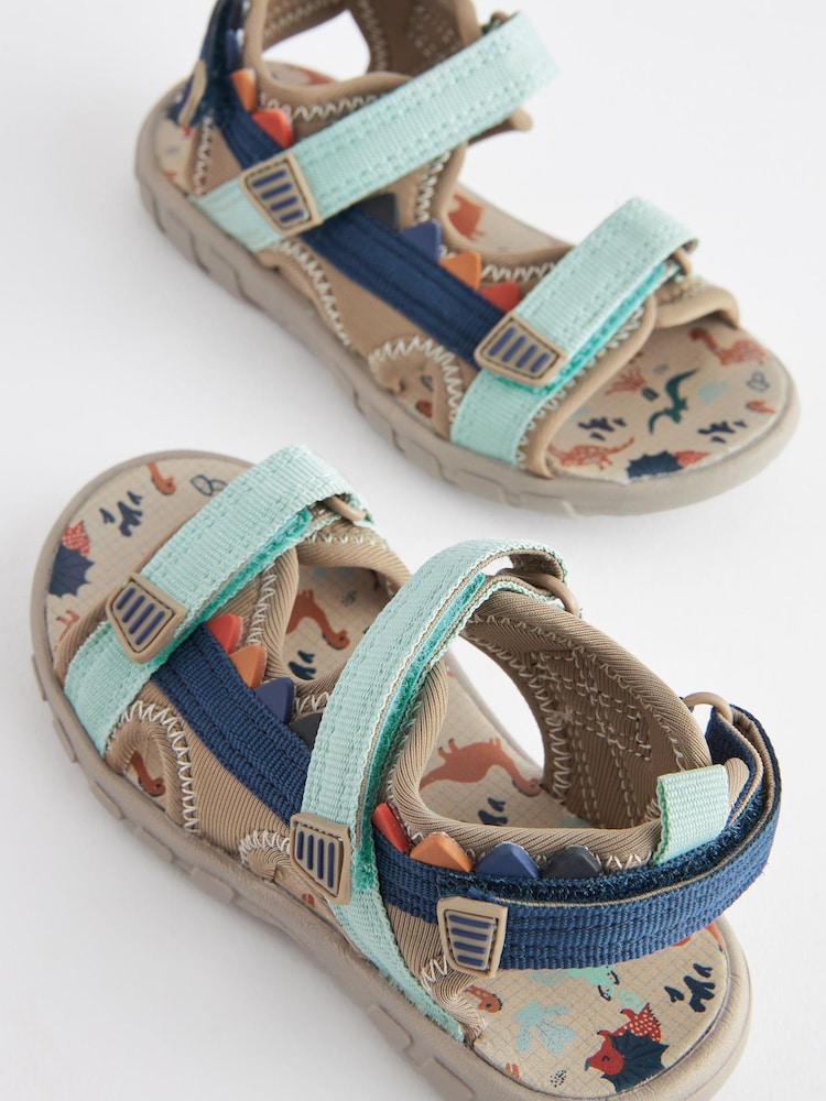 Mineralblau - Leichte Trekker-Sandalen mit verstellbaren Riemen - Bild 3 von 3 Mineralblau - Leichte Trekker-Sandalen mit verstellbaren Riemen - Bild 3 von 3