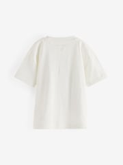 White Digger Oversized Short Sleeve Character T-Shirt (3mths-7yrs) - Image 2 of 2