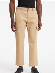 Calvin Klein Natural Straight Fit Cargo Trousers - Image 1 of 4