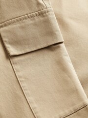 Calvin Klein Natural Straight Fit Cargo Trousers - Image 4 of 4