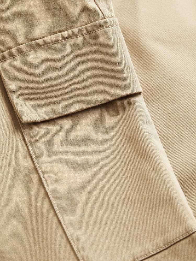 Calvin Klein Natural Straight Fit Cargo Trousers - Image 4 of 4