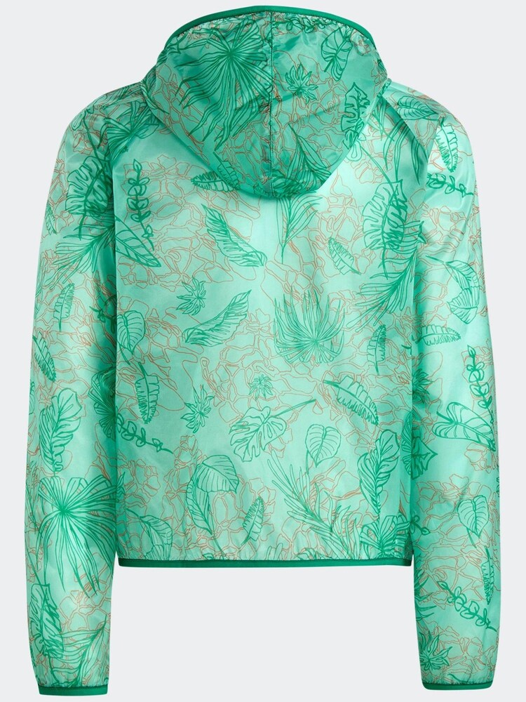 adidas Green Windbreaker Jacket - Image 2 of 4