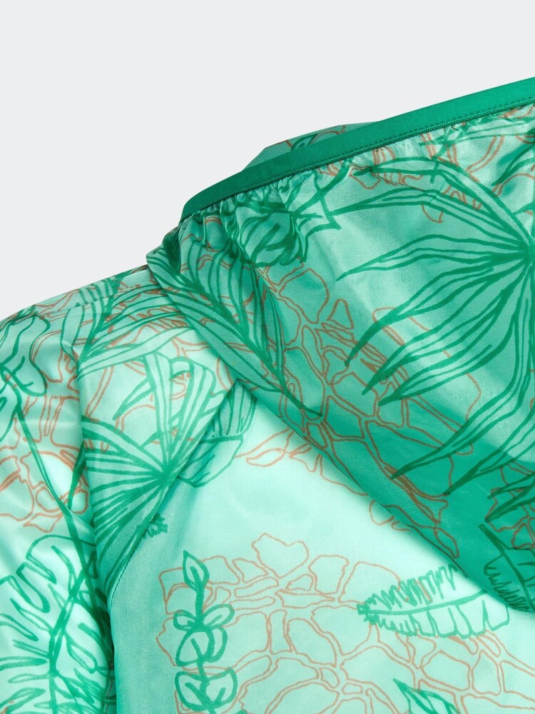 adidas Green Windbreaker Jacket - Image 3 of 4
