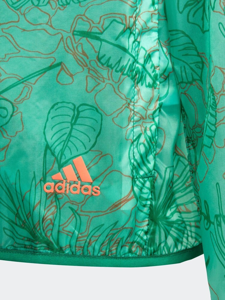 adidas Green Windbreaker Jacket - Image 4 of 4