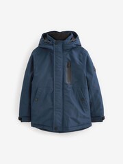 Blue Waterproof Warm Wadded Coat (3-16yrs) - Image 1 of 6