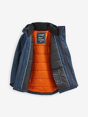 Blue Waterproof Warm Wadded Coat (3-16yrs) - Image 4 of 6