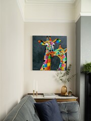 Steven Brown Art Grey Francie & Josie McZoo Large Canvas Print - Image 2 of 4