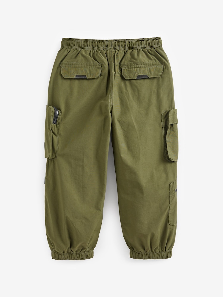 Khaki Green Lined Parachute Cargo Trousers (3-16yrs) - Image 10 of 10 Khaki Green Lined Parachute Cargo Trousers (3-16yrs) - Image 10 of 10