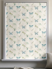 Spa Blue Olli Made To Measure Roman 100% Cotton Blind - Image 5 of 6
