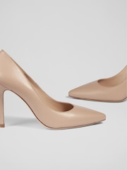 LK Bennett Natural Trench Leather Fern Courts - Image 3 of 4