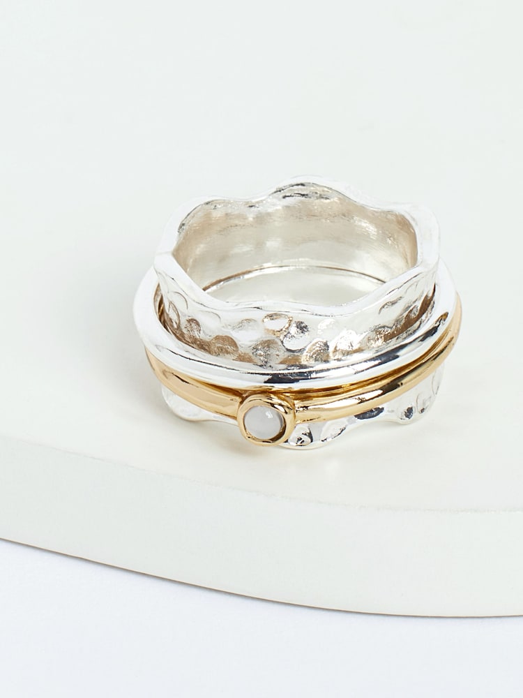 Silver Plated Spinning Ring - Image 4 of 4