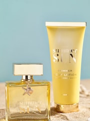 Summer Sun 100ml Perfume and 200ml Body Lotion Gift Set - Image 1 of 4