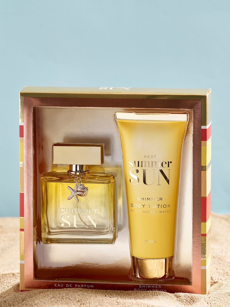 Summer Sun 100ml Perfume and 200ml Body Lotion Gift Set - Image 2 of 4