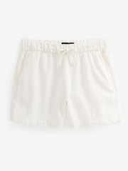 Ecru Elasticated Waist Denim Shorts - Image 4 of 4