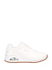 Skechers White Womens Uno Slip Resistant Work Trainers - Image 1 of 5
